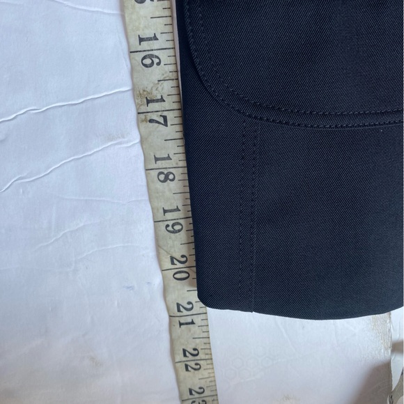 BURBERRY LONDON Black 100% Wool Collared Longsleeve Blazer Jacket Size US 6 - Picture 9 of 10